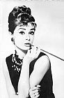 Unknown Artist Audrey Hepburn painting